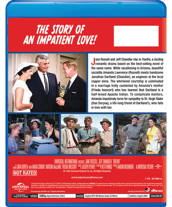 Foxfire (MOD) (BluRay Movie) - back cover art