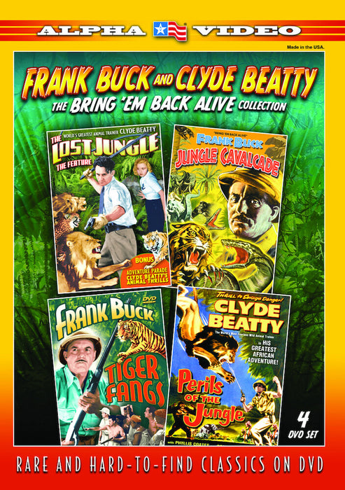 Frank Buck and Clyde Beatty: The Bring 'Em Back Alive Collection (MOD) (DVD Movie) - movie cover art
