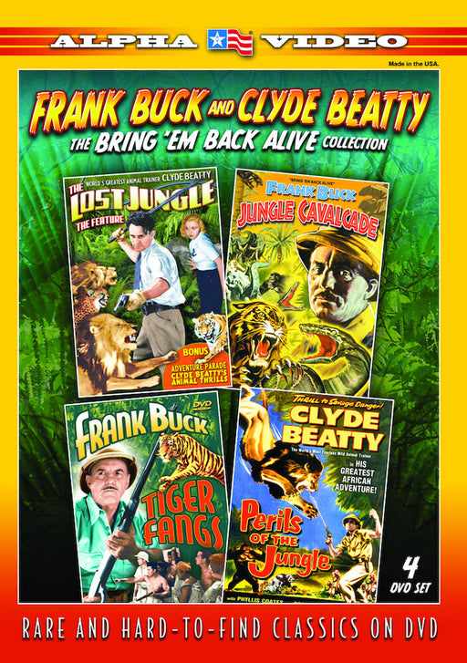 Frank Buck and Clyde Beatty: The Bring 'Em Back Alive Collection (MOD) (DVD Movie) - movie cover art