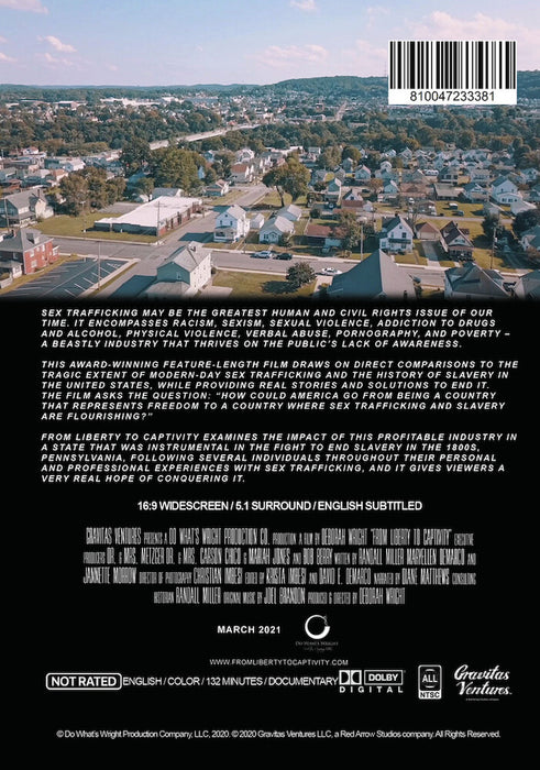 From Liberty to Captivity (MOD) (DVD Movie) - back cover art