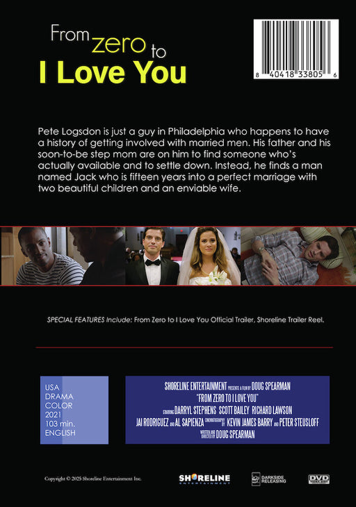 From Zero to I Love You (MOD) (DVD Movie) - back cover art