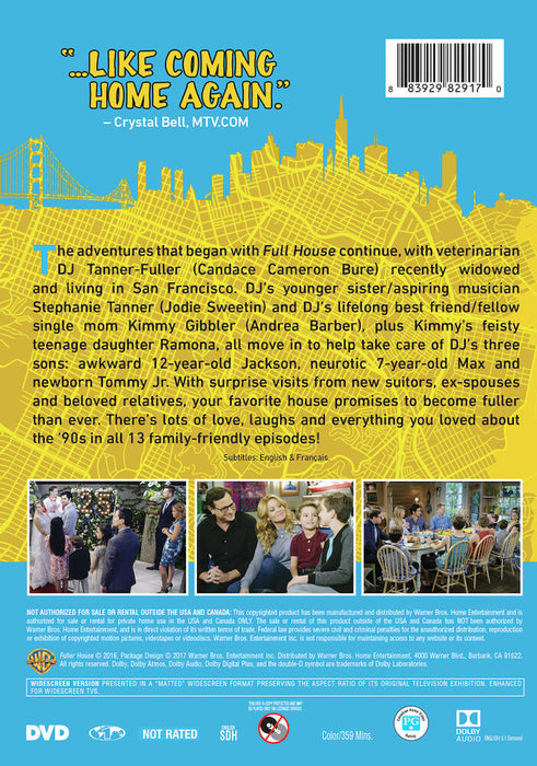 Fuller House: The Complete First Season S1 (MOD) (DVD Movie) - back cover art