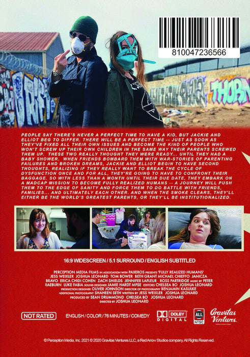 Fully Realized Humans (MOD) (DVD Movie) - back cover art