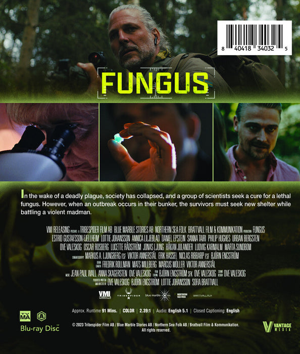 Fungus (MOD) (BluRay Movie) - back cover art