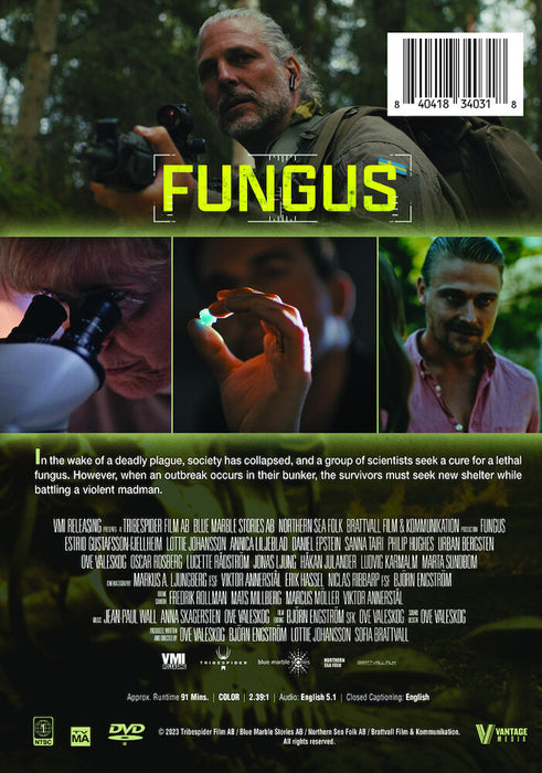 Fungus (MOD) (DVD Movie) - back cover art