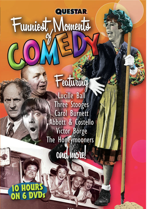 Funniest Moments of Comedy 6 pk. (MOD) (DVD Movie) - movie cover art