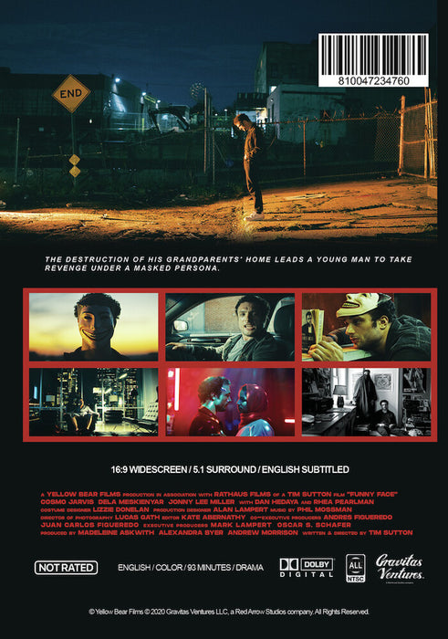 Funny Face (MOD) (DVD Movie) - back cover art