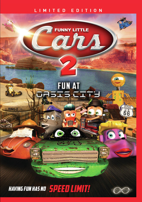 Funny Little Cars 2 "Fun at Oasis City" (MOD) (DVD Movie) - movie cover art
