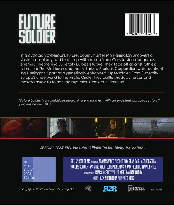 Future Soldier (MOD) (BluRay Movie) - back cover art