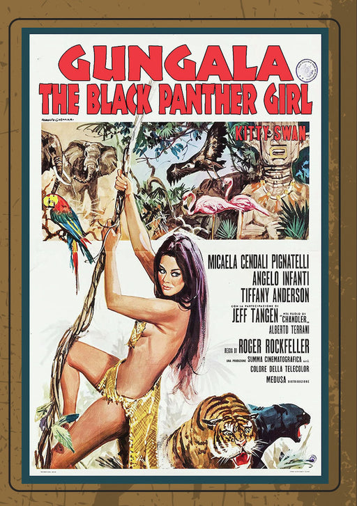 GUNGALA, THE BLACK PANTHER GIRL (Anamorphic Widescreen) (MOD) (DVD Movie) - movie cover art