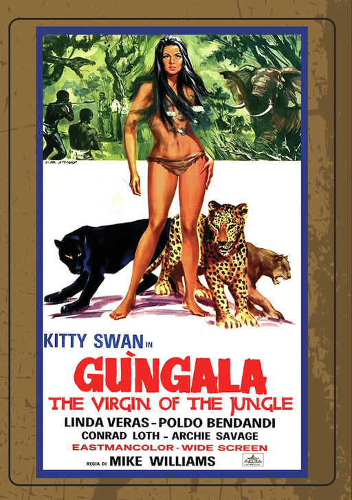 GUNGALA, VIRGIN OF THE JUNGLE ( Anamorphic Widescreen) (MOD) (DVD Movie) - movie cover art
