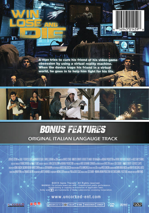 Game Therapy (MOD) (DVD Movie) - back cover art