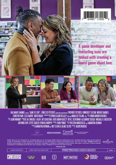 Game of Love (MOD) (DVD Movie) - back cover art