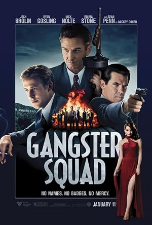 Gangster Squad DVD - movie cover art