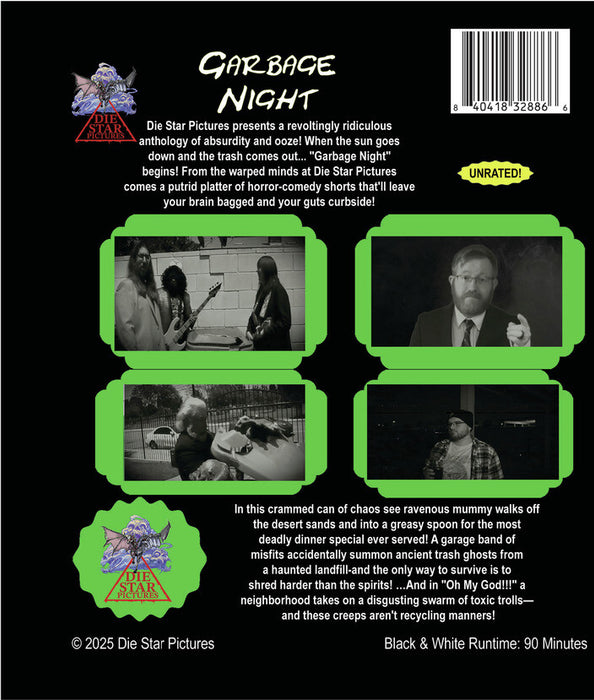 Garbage Night (MOD) (BluRay Movie) - back cover art