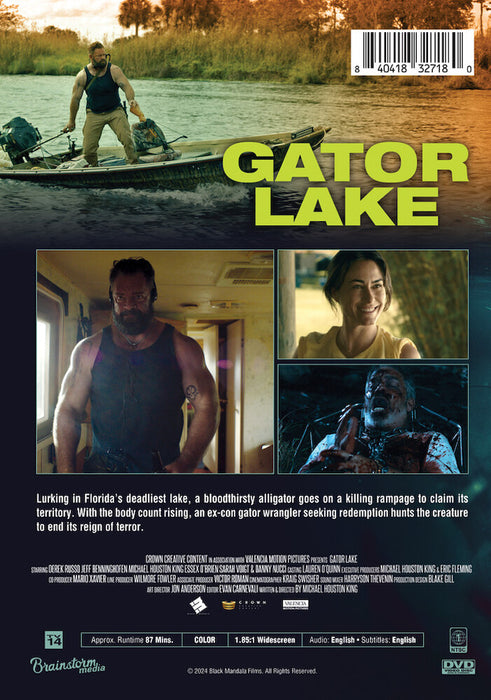 Gator Lake (MOD) (DVD Movie) - back cover art