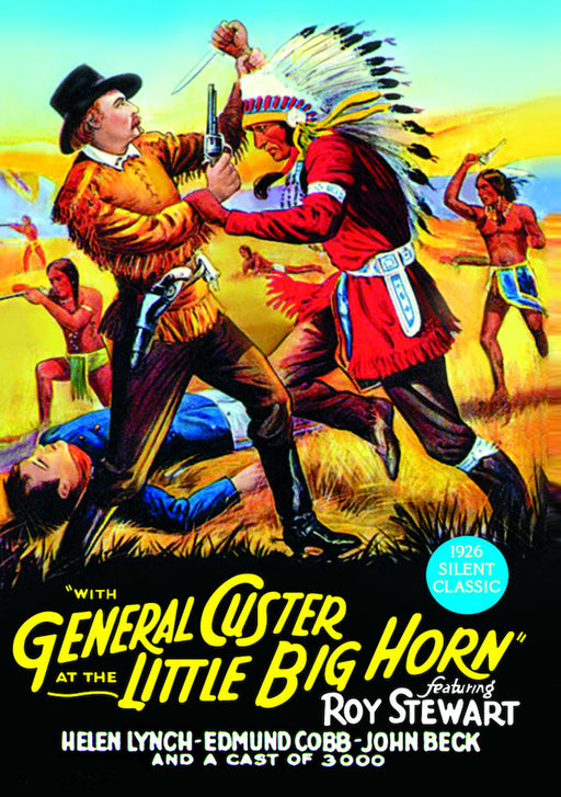 General Custer at the Little Big Horn (Silent) (MOD) (DVD MOVIE) - movie cover art