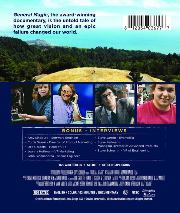 General Magic (MOD) (BluRay Movie) - back cover art