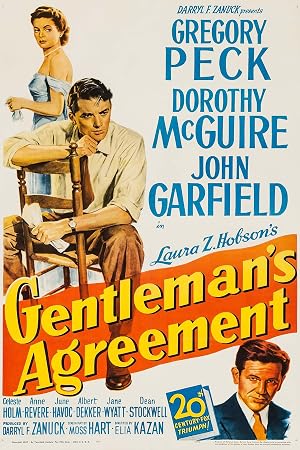 Gentleman's Agreement DVD - movie cover art