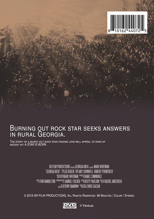 Georgia Rock (MOD) (DVD Movie) - back cover art