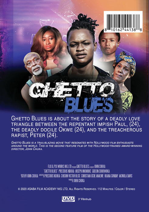Ghetto Blues (MOD) (BluRay Movie) - back cover art