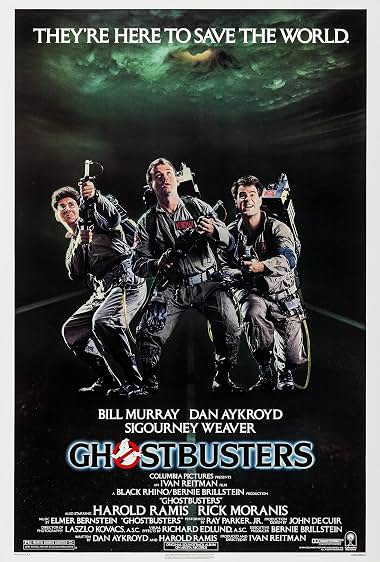 Ghostbusters DVD - movie cover art
