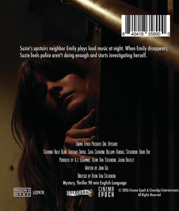 Girl Upstairs (MOD) (BluRay Movie) - back cover art