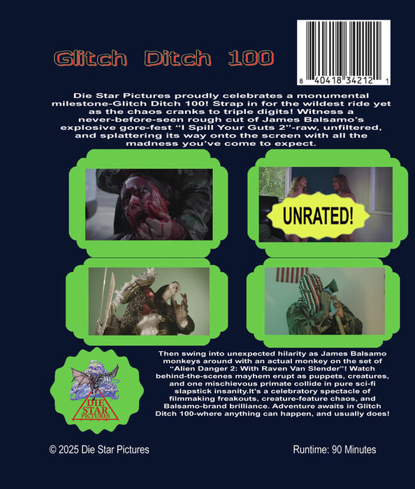 Glitch Ditch 100 (MOD) (BluRay Movie) - back cover art