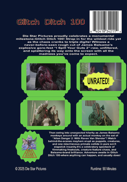 Glitch Ditch 100 (MOD) (DVD Movie) - back cover art