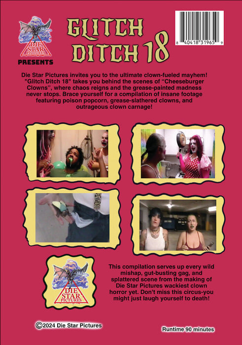 Glitch Ditch 18 (MOD) (DVD Movie) - back cover art