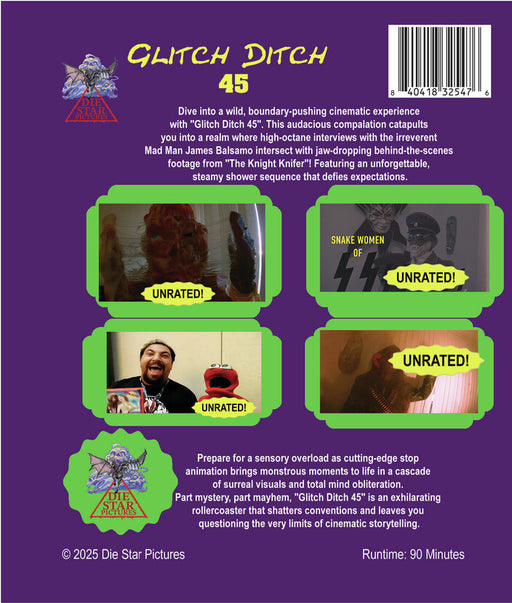 Glitch Ditch 45 (MOD) (BluRay Movie) - back cover art