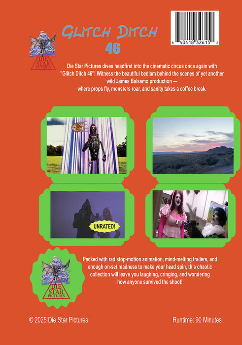Glitch Ditch 46 (MOD) (DVD Movie) - back cover art
