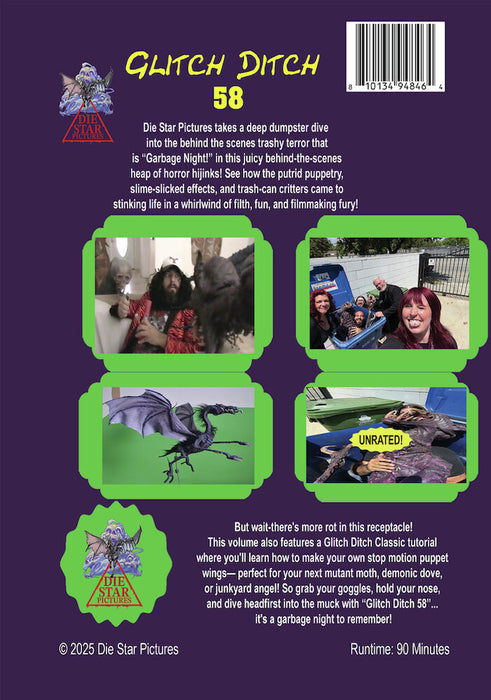 Glitch Ditch 58 (MOD) (DVD Movie) - back cover art