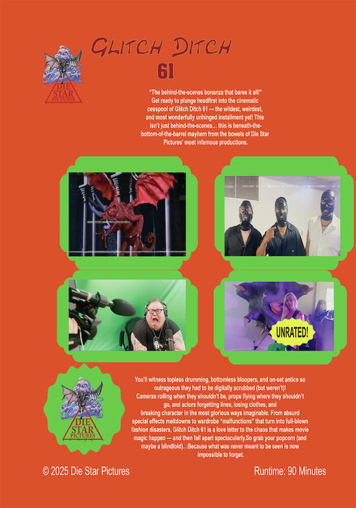 Glitch Ditch 61 (MOD) (DVD Movie) - back cover art
