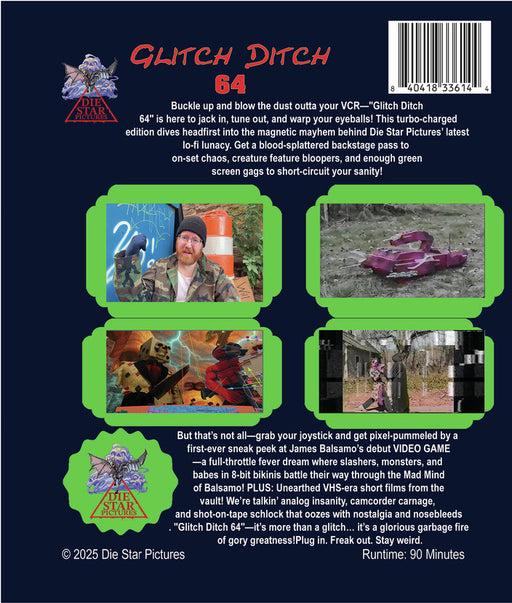 Glitch Ditch 64 (MOD) (BluRay Movie) - back cover art