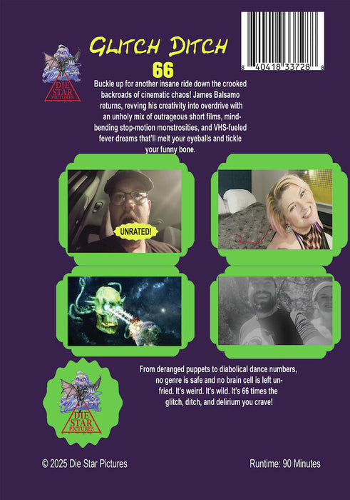 Glitch Ditch 66 (MOD) (DVD Movie) - back cover art
