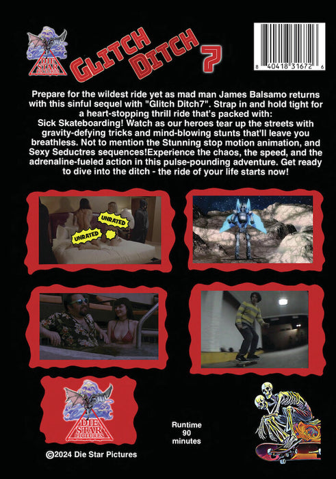 Glitch Ditch 7 (MOD) (DVD Movie) - back cover art