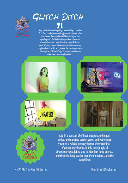 Glitch Ditch 71 (MOD) (DVD Movie) - back cover art