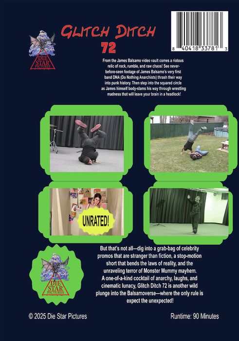 Glitch Ditch 72 (MOD) (DVD Movie) - back cover art