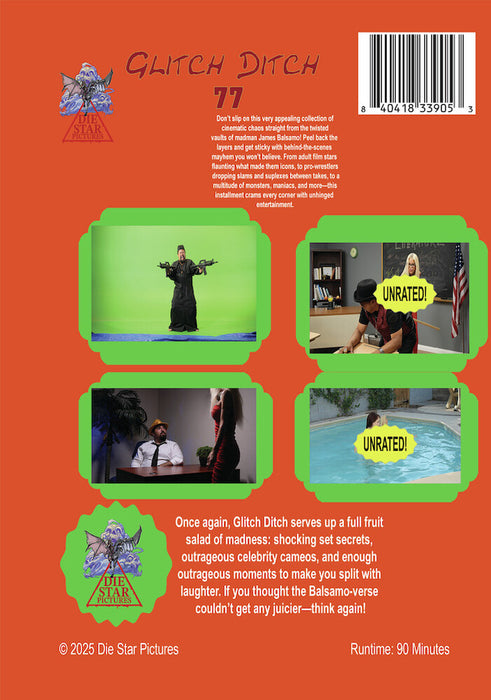 Glitch Ditch 77 (MOD) (DVD Movie) - back cover art