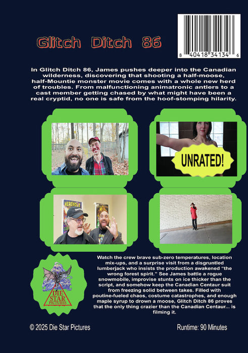 Glitch Ditch 86 (MOD) (DVD Movie) - back cover art
