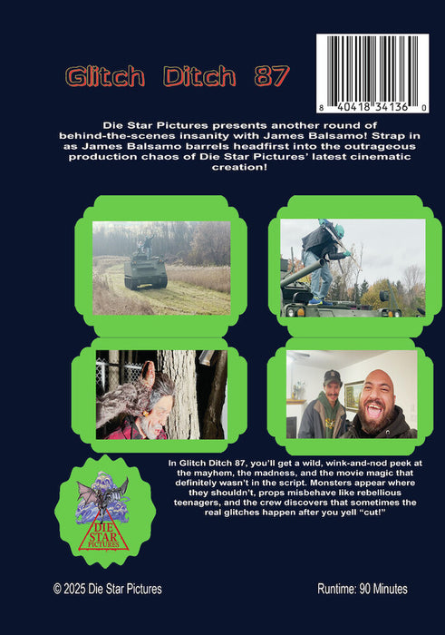 Glitch Ditch 87 (MOD) (DVD Movie) - back cover art