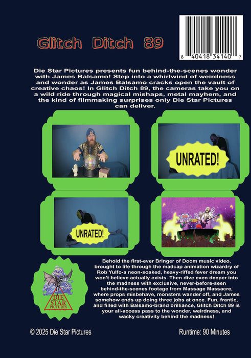 Glitch Ditch 89 (MOD) (DVD Movie) - back cover art