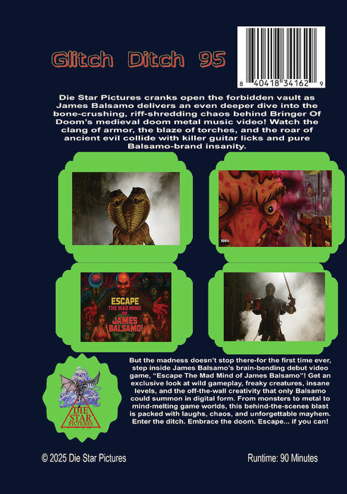 Glitch Ditch 95 (MOD) (DVD Movie) - back cover art