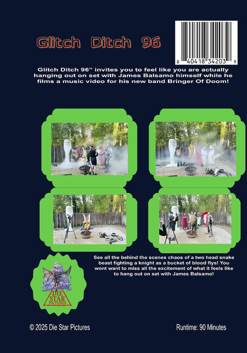 Glitch Ditch 96 (MOD) (DVD Movie) - back cover art