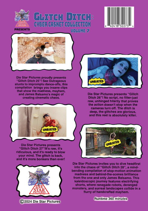 Glitch Ditch Vol. 7 (MOD) (DVD Movie) - back cover art