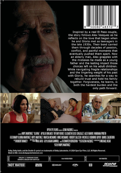 Gloria (MOD) (DVD Movie) - back cover art