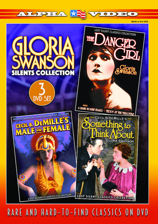 Gloria Swanson Silents Collection (3 (MOD) (DVD Movie) - movie cover art