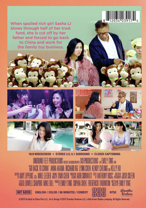 Go Back to China (MOD) (DVD Movie) - back cover art