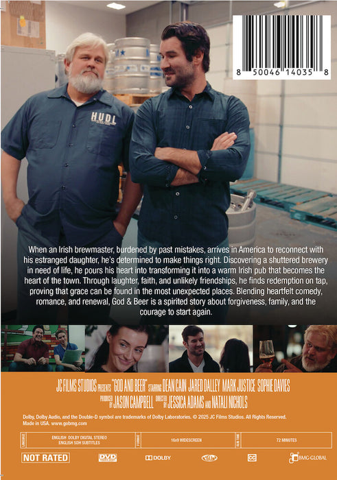 God & Beer (MOD) (DVD Movie) - back cover art